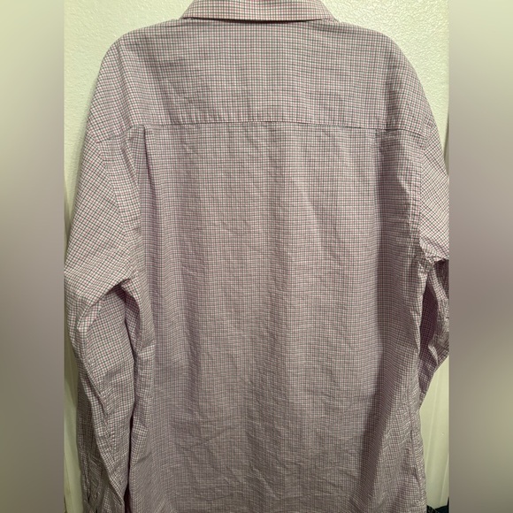 Tattersall London button front shirt 16 34/35 - Picture 4 of 5